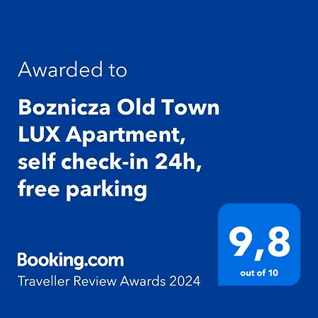 Boznicza Old Town Lux Apartment, Self Check-in 24h, Free Parking *